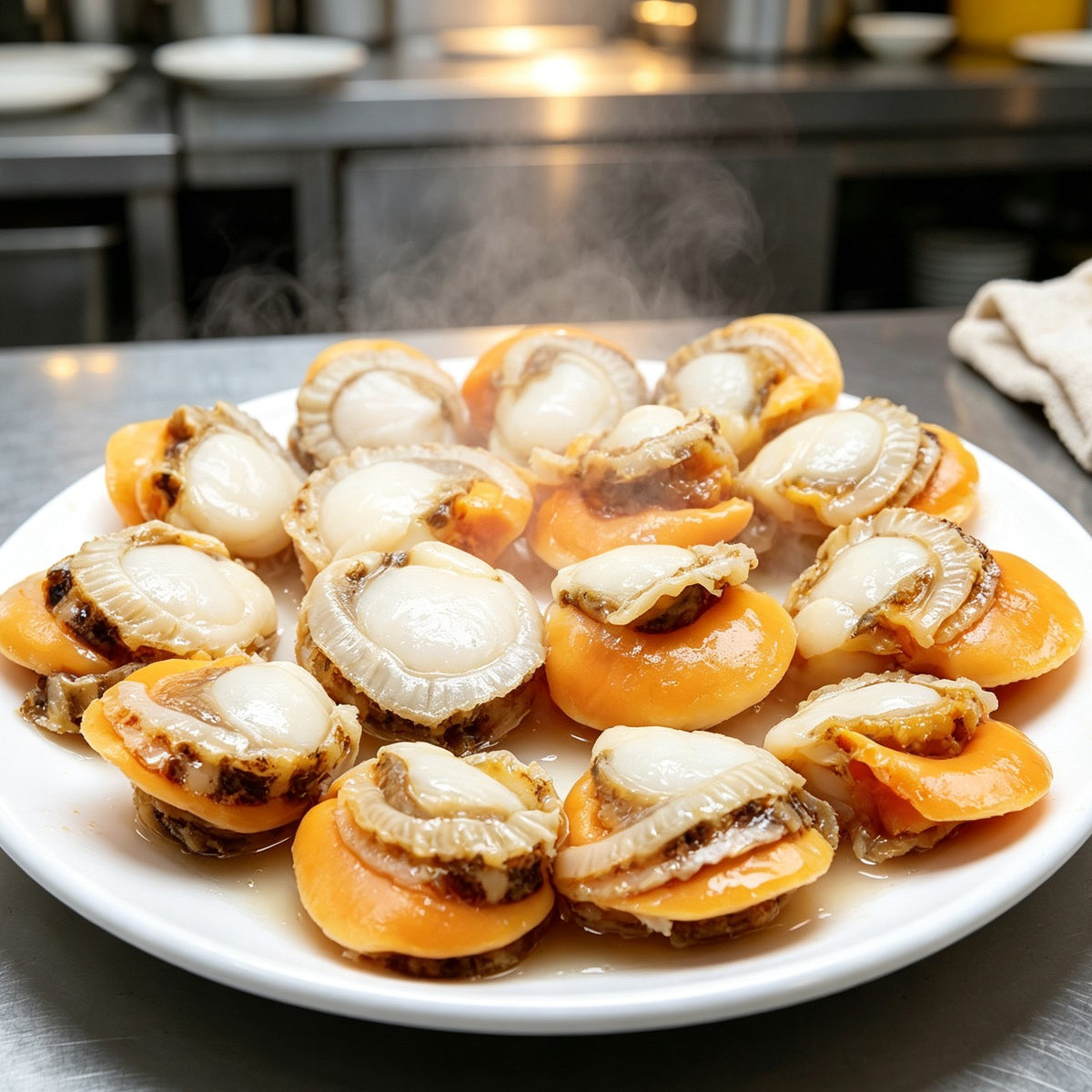 Half Shell Scallops with Roe - image 2
