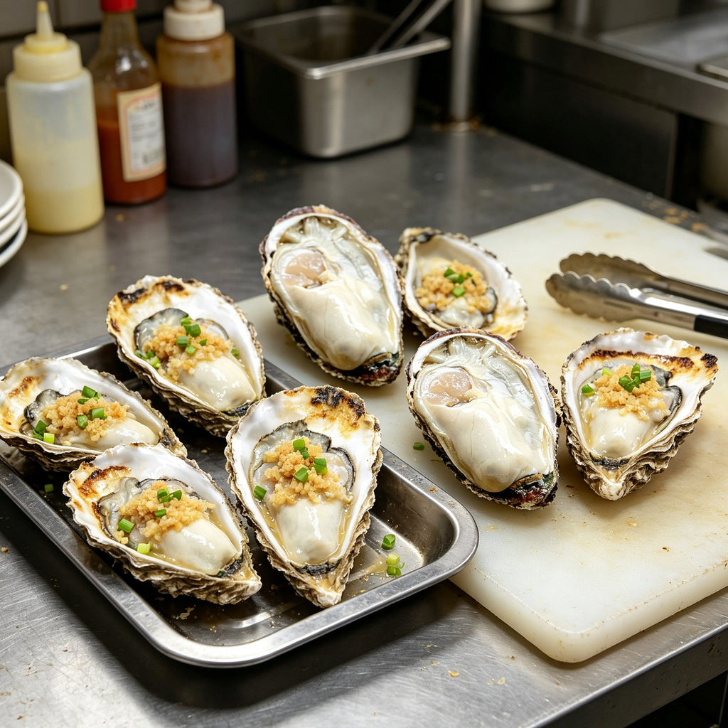 Fresh Raw Oysters Half Shell - image 3